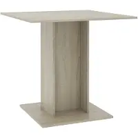 The Living Store De Living Store eettafel, Sonoma-eikenhout, 80x80x75 cm, houtvezel