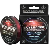 Gre Sky Fishing Tapered Leader 225x15 M Transparant,Rood 0.260-0.570 mm