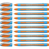 Schneider balpen - Slider Memo - penpunt XB - schrijfbreedte 1,4mm - oranje - 10 stuks - S-150206-10