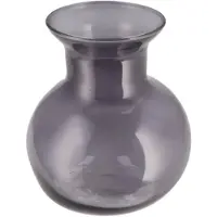 DK Design Bloemenvaas Mira - bol vaas - smoke glas - D16 x H17 cm - Vazen