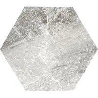 Sphinx Tegel 22 x 25 cm - Grijs - Keramiek - Zeshoekig - 9 stuks - 0,37 m2 - Marmerlook - Wandtegels - Tegels - XZ31101