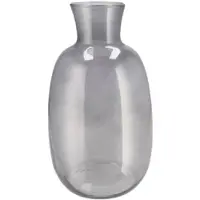DK Design Bloemenvaas Mira - fles vaas - smoke glas - D21 x H37 cm - Vazen