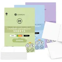 Cosmeau Proefpakket Wasstrips 60 Wasbeurten Lentefris, Zeebries En Lavendel 1 Set