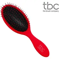 TBC - Nat & droog haarborstel Platte en paddle borstels Rood