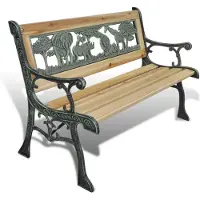 The Living Store De Living Store kinderbank, 84 cm, hout