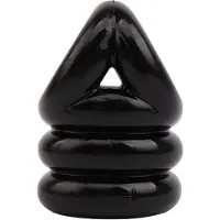 Chisa Novelties GK Power - Triangle ++ Cockring - Zwart