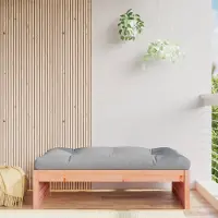 The Living Store Lounge Stoel - Tuin Bank - Tuinvoetenbank 120x80 cm massief douglashout - Outdoor Bank - Hout Bank - Douglas Bank
