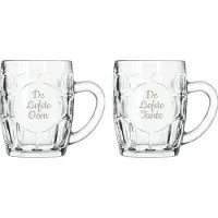 Libbey Gegraveerde Bierpul 55cl De Liefste Tante-De Liefste Oom