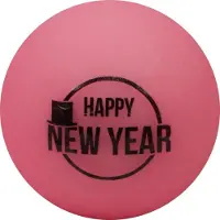 Legend Matt Golfbal Pink Happy NewYear/ Merry Christmas