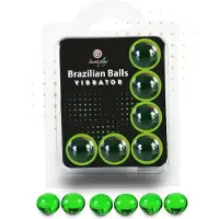 Secret Play Brazilian Balls - Massageolie - Vibrerend - 6 Stuks