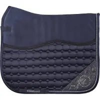 Kingsland Zadeldek Klodessa Donkerblauw - Donkerblauw - dressuur Paard