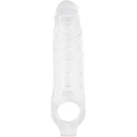 Chisa Novelties Novelties - Mighty Loop - Penis Sleeve Met Scrotum Lus - Transparant