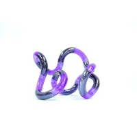 Tangle Toys Palm Tangle Metallic - Paars - The Original Fidget