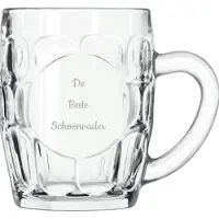 Libbey Gegraveerde Bierpul 55cl De Beste Schoonvader