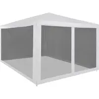 The Living Store De Living Store partytent met 4 mesh-zijwanden, afmetingen 4 x 3 meter