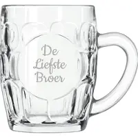 Libbey Gegraveerde Bierpul 55cl De Liefste Broer