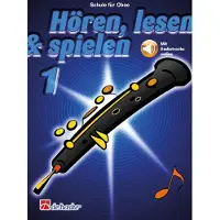 De Haske Hören, lesen, spielen, Band 1 Oboe - Lesboek voor houten blaasinstrumenten