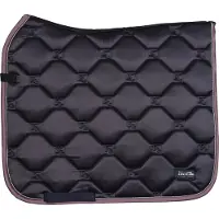 Kingsland Zadeldek Klblair Satin Donkerblauw - Donkerblauw - dressuur Paard
