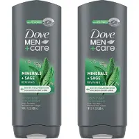 Dove Douchegel Minerals + Sage 2 x 400 ml