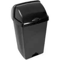 Addis Afvalbak 'Nox' - Roll Top Prullenbak - 50 liter - Zwart