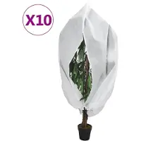 vidaXL Plantenhoezen met ritssluiting 10 st 70 g/m² 1,2x1,8 m