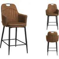 MX Sofa Barstoel Morris | kleur: Cognac | per 2 stuks