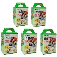 Fujifilm 10/20/40/60/80/100 vellen Instax mini 11/9 films witte rand, 3 inch brede film voor instant camera - 10 vellen [100 vellen]