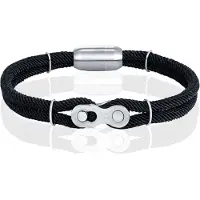 LGT JWLS Armband - Locomotief Zwart-19cm