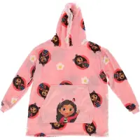 Gabby's Poppenhuis Gabby's Dollhouse Hoodie deken - Voor kinderen - Roze