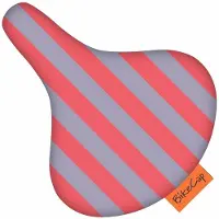 Bikecap Zadelhoes Lilac Stripes | Fietszadelhoes - Fietszadeldek - Stof en waterafstotend