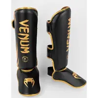 Venum Scheenbeschermers Challenger - Black/Gold - Maat M