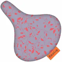 Bikecap Zadelhoes Lilac Leaves | Fietszadelhoes - Fietszadeldek - Stof en waterafstotend