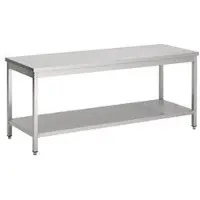 CombiSteel Werktafel | Bodemschap | 110cm breed | RVS | | 7812.0006