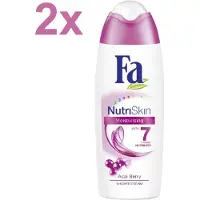Fa - NutriSkin - Acaiberry - Moisturizing - 2x 250ml - Douchecrème - DUO PACK