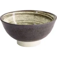 Tokyo Design Studio - Asashio Kom - Zwart/Wit - 600 ml - Ø 16 cm - Porselein