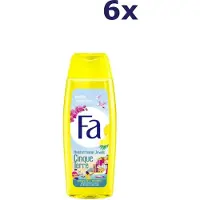 Fa 6x douchegel 250-ml mediterranean jewels cinque terre orchidee citrus