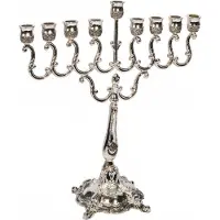 Legacy Menorah Silver Plated, Size: Very small 14cm
