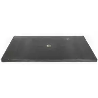 Saniclass Noche Wastafelblad - 80x46cm - 1 kraangat - 1 sifonuitsparing - basalt gepolijst