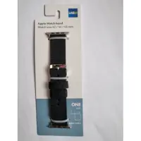 Nn Horlogebandje Apple watchband, horlogebandje Apple, size 42/44/45 mm, zwart, geribbeld