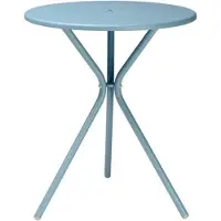 Scab Design Kyra bistrotafeltje. Leuk designtafeltje in de kleur lichtblauw, voor als u een klein terrasje hebt. Slank model geschikt voor 2 stoelen. Alleen verkrijgbaar per 2 stuks.