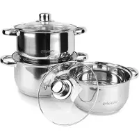 Big Buy Cooking 6-delige kookset 2L 3L 4L MR20206M