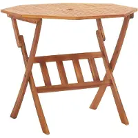 vidaXL Tuintafel inklapbaar 90x75 cm massief acaciahout