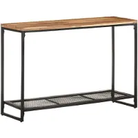 vidaXL Wandtafel 110x35x75 cm massief acaciahout