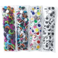 Colorations - wiebelende oogjes mix, 500st.