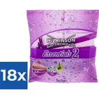 OEM Sword - Essentials 2 ( 5ks ) - Jednorázová dámská holítka - - Voordeelverpakking 18 stuks