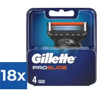 Gillette - Fusion 5 - ProGlide - Scheermejses/Navulmesjes - 4 Stuks - Voordeelverpakking 18 stuks