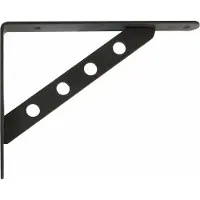 AMIG Plankdrager/steun Heavy Support - metaal - zwart - H250 x B195 mm - Tot 330 kg - Plankdragers