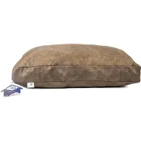 Holland Animal Care Let's Sleep Plush Pillow - Hondenkussen - Hondenmand - Gemalen schuimvlokken - 125 x 90 x 10 cm - XL - Taupe
