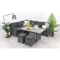 Van der Garde Tuinmeubelen Cordoba lounge diningset - Links