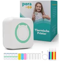 Pora&co Mini Fotoprinter voor smartphone, groen